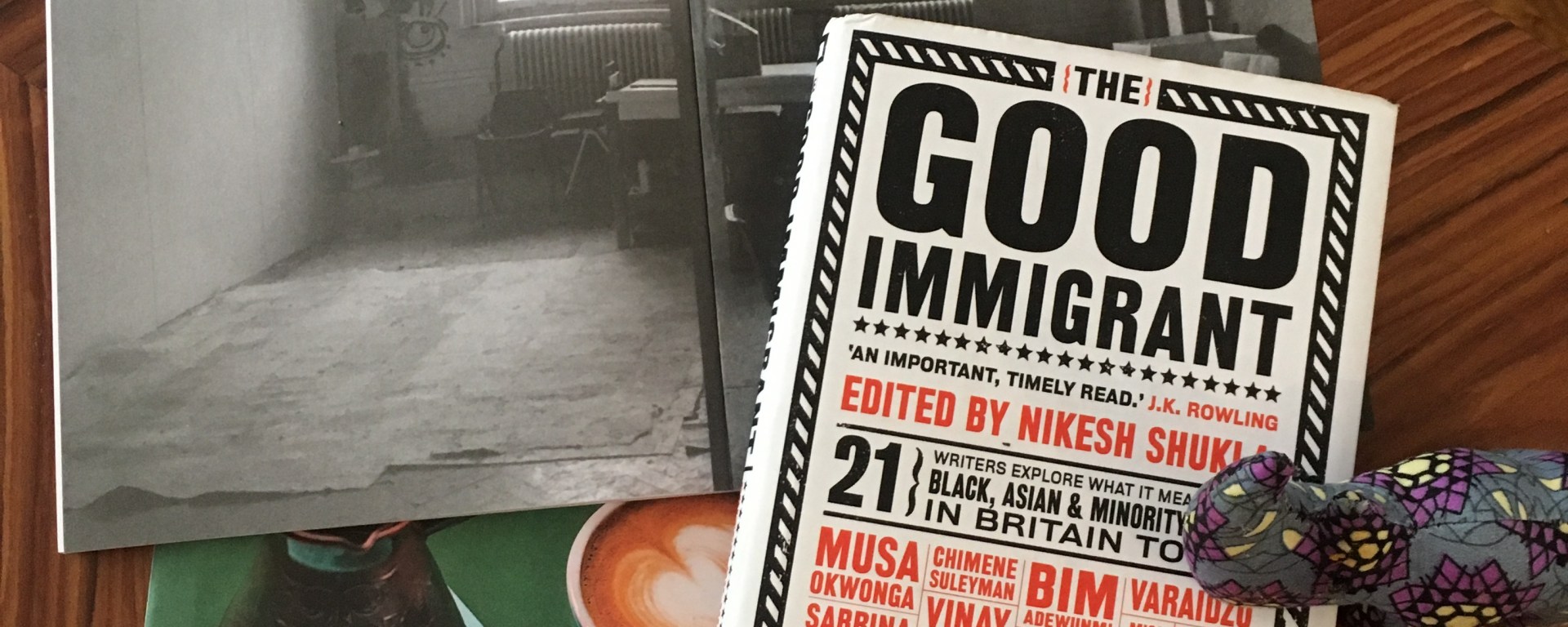 The Good Immigrant Book on a table